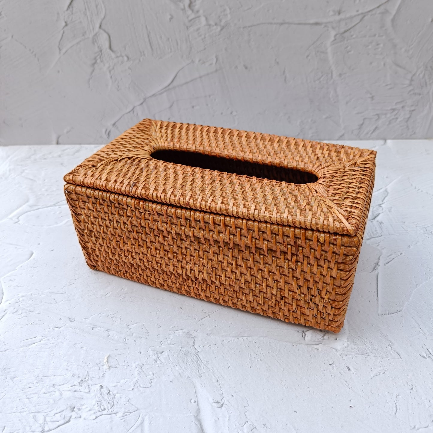 Handmade Rattan Tissue Box Cover