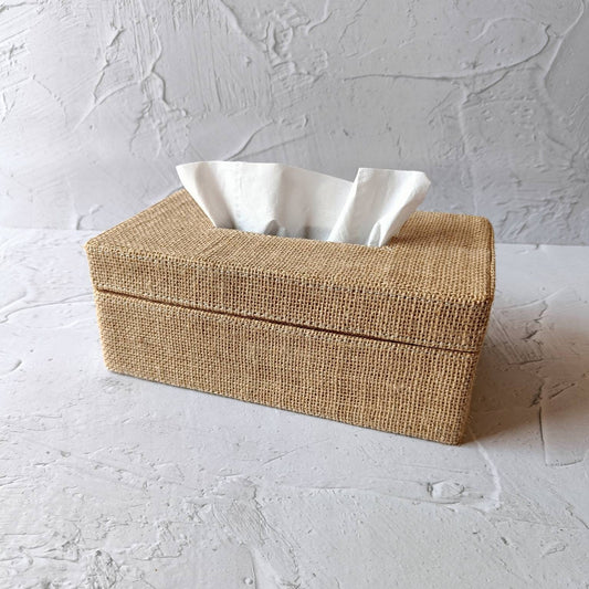 Handmade Jute Tissue Box Cover